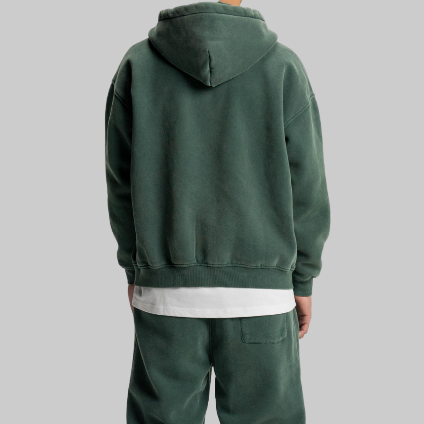 Mikkel™ | Vasket Zip Hættetrøje