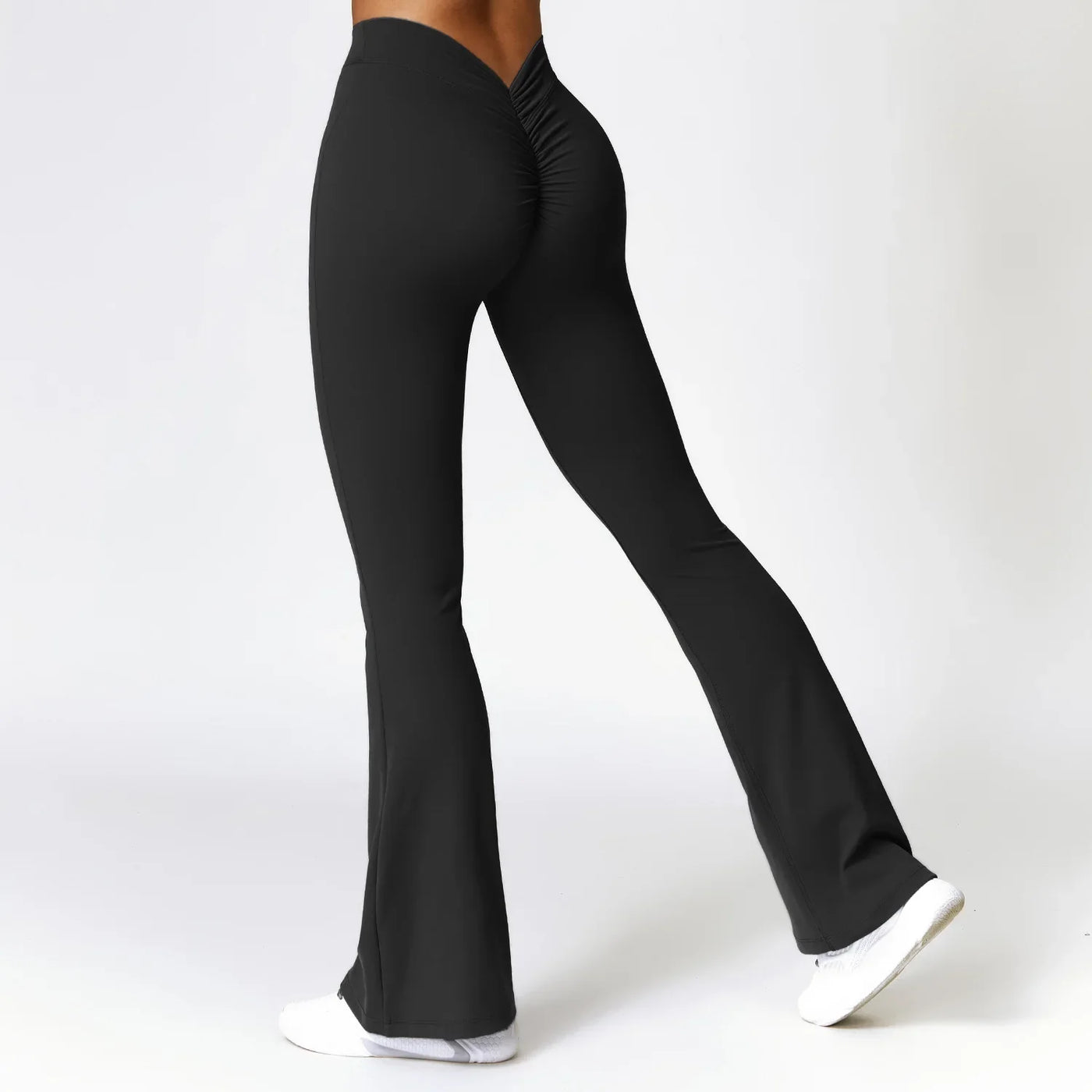 Freja™ | Yoga Flared Leggings – Høj Talje