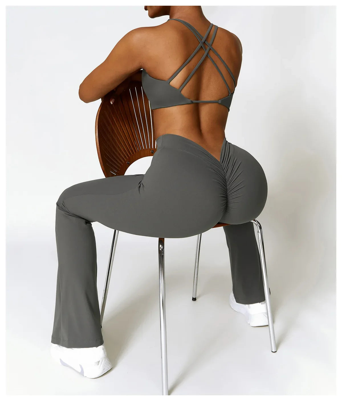 Freja™ | Yoga Flared Leggings – Høj Talje